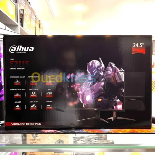 ECRAN DAHUA LM25-E211S - 25" FHD - 120HZ - 0.5MS - DALLE IPS - ADAPTIVE SYNC - HDMI/DP - BLACK