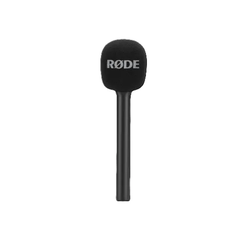 RODE INTERVIEW GO - HANDHELD ADAPTATEUR POIGNÉE POUR WIRELESS GO - MICRO MAIN - BONNETTE ANTI-VENT - BLACK