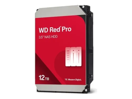 WD RED PRO NAS WARE 12TB - DISQUE DURE HDD 3.5" - 7200 RPM - SATA 6 GB/S - 256MB CACHE - WD121KFBX