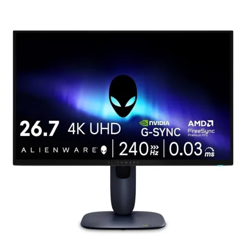 ECRAN DELL ALIENWARE AW2725Q - 27" 4K UHD - 240HZ - QD-OLED - 0.03MS - G-SYNC - HDR- DOLBY - BLACK