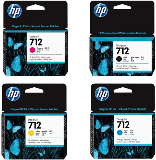 HP 712 Cartouche Originale Pour HP DesignJet T210 T230 T250 T630 T650