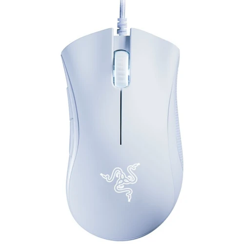 RAZER DEATHADDER ESSENTIAL - SOURIS GAMING FILAIRE - CAPTEUR OPTIQUE 6400 DPI - 5 BOUTONS PROGRAMMABLES - ÉCLAIRAGE VERT - BACLK & WHITE