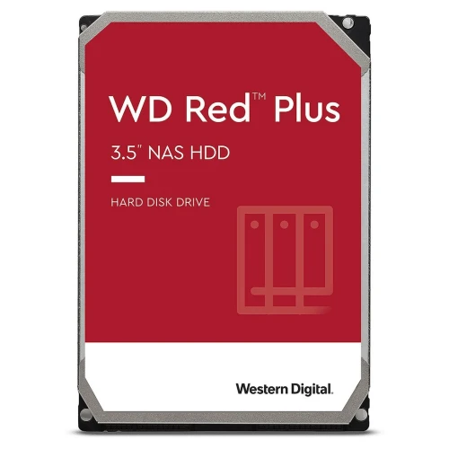 WD RED PLUS NAS WARE 10TB - DISQUE DUR HDD 3.5" - 7200 RPM - SATA 6 GB/S - 256MB CACHE - WD100EFGX
