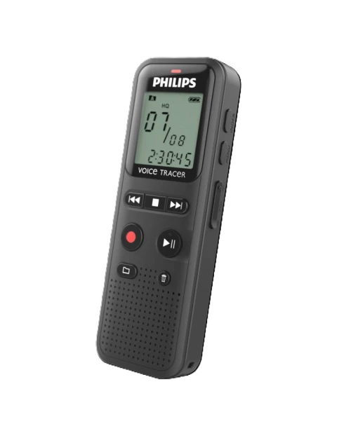 PHILIPS VOICE TRACER DVT1160 - DICTAPHONE NUMÉRIQUE - 8GO - USB - ADPCM / PCM - SPEAKER - BLACK