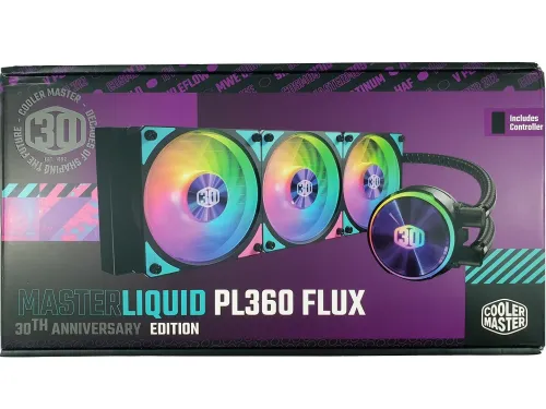 COOLER MASTER MASTERLIQUID PL360 FLUX - WATERCOOLING RGB BLACK - INTEL ET AMD - 3 FAN LED 120mm