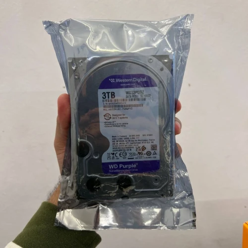 WD PURPLE 3TB SURVEILLANCE - DISQUE DURE HDD 3,5" - SATA 6GB/S - 5400 RPM - 256Mo - WD33PURZ