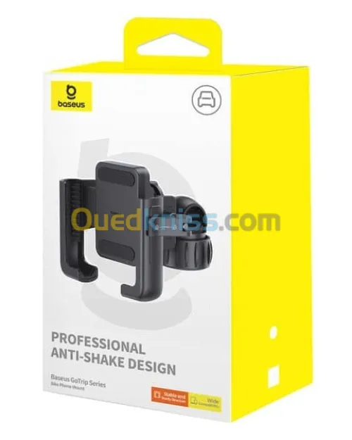 BASEUS GOTRIP SERIES - SUPPORT VOITURE - PROFESSIONNEL - ANTI SHAKEN - FLEXIBLE - SOLIDE - NOIR