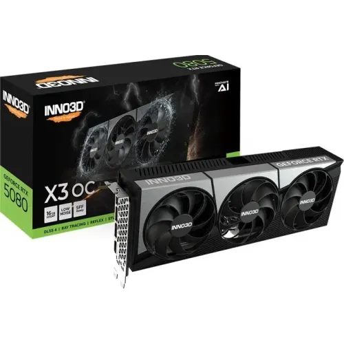 INNO3D GEFORCE RTX 5080 X3 OC 16G - CARTE GRAPHIQUE GDDR7 - HDMI / DISPLAYPORT - DLSS 4 - PCI EXPRESS
