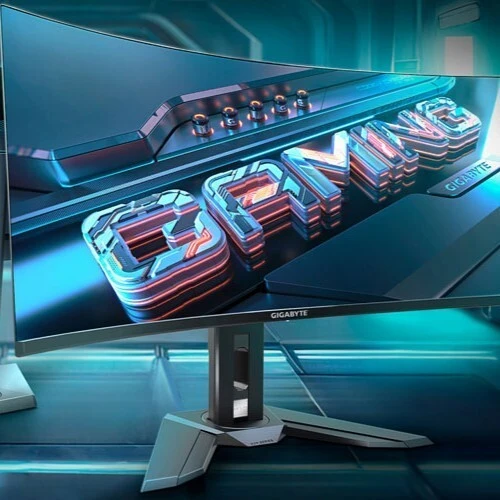 ECRAN GIGABYTE MO34WQC2 -34" OLED INCURVÉ PC - 2K WQHD - 240HZ - 0.03MS - HDR400 - HDMI / DP / USB-C - HAUT-PARLEURS - BLACK