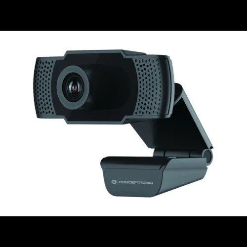 CONCEPTRONIC AMDIS01B WEBCAM FHD 1080P - 30 FPS - ANGLE 90 - MICRO INTÉGRÉ - USB 2.0 - PLUG & PLAY - BLACK