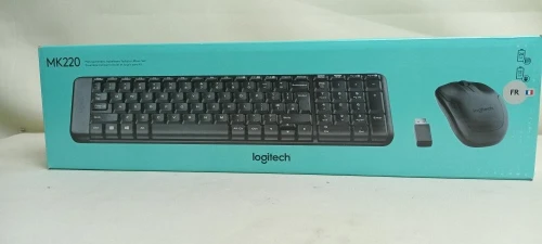 Logitech MK220 Clavier Souris Sans Fil  Ensemble  USB - NOIR