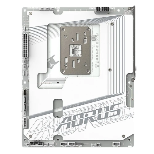 GIGABYTE B850 AORUS STEALTH ICE - CARTE MÈRE ATX - SOCKET AM5 - 4 x DDR5 - 1 x PCIe 5.0 X16 - 4 x M.2 NVMe - WIFI 7 - BT 5.4 - LAN 5GBE - USB 3.2 - WHITE