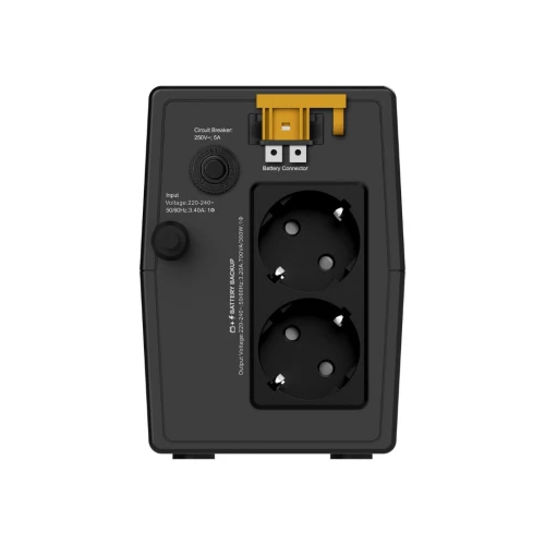 APC EASY-UPS BVG700I-GR - ONDULEUR TOUR LINE-INTERACTIVE 700VA - 230 V - 02 SORTIES PRISE FR - SCHUKO - LED