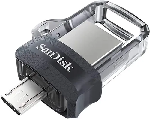 SanDisk 128 Go Ultra Dual Drive m3.0 pour appareils Android  - microUSB, USB 3.0