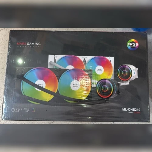 WATER COOLING MARS GAMING ML-ONE240 RGB - MULTI SOCKET - FRGB - TDP 250W - INFINITY MIRROR - WHITE