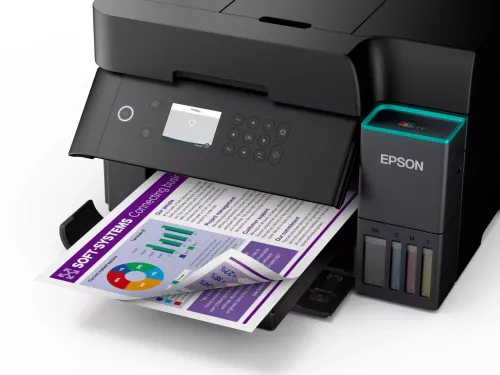 EPSON ECOTANK L6370 - IMPRIMANTE MULTIFONCTION - ADF RECTO VERSO AUTOMATIQUE - WIFI - PRECISIONCORE - BLACK