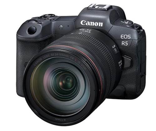 CANON EOS R5 - APPAREIL PHOTO NUMÉRIQUE HYBRIDE 8K - 45 MP - 8K VIDÉO - ONLY BODY - BOITIER NU - BLACK