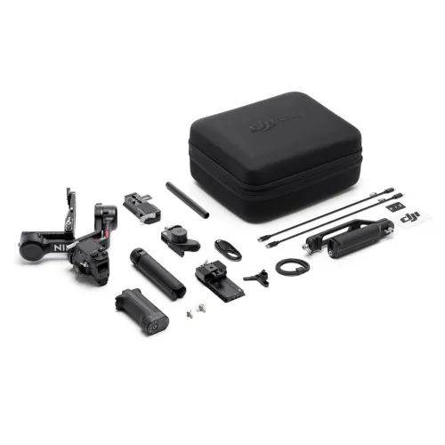 DJI RS4 COMBO STABILISATEUR APPAREIL PHOTO - FOCUS PRO - BLUETOOTH - TACTILE OLED -3KG MAX-TRÉPIED 