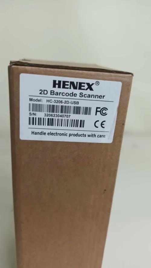 HENEX HC-3206 LECTEUR CODE BARRE - AVEC FIL - NOIR