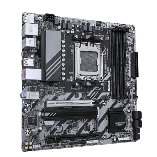GIGABYTE B850M DS3H - CARTE MÈRE MICRO ATX - SOCKET AM5 - 4 X DDR5 - 1 X PCIE 5.0 X16 - 2 X M.2 NVME - LAN 2.5GBE - USB 3.1 - BLACK