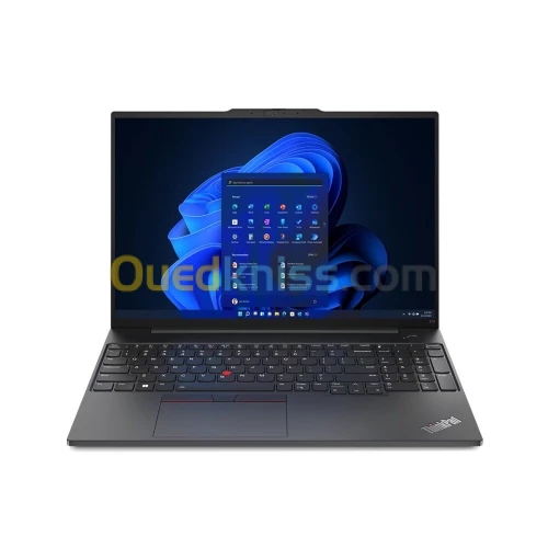 LENOVO THINKPAD E16 GEN 1- CORE I5-13420H - 8GO - 512 SSD - 16" WUXGA - RÉTROÉCLAIRE - AZERTY - UHD 
