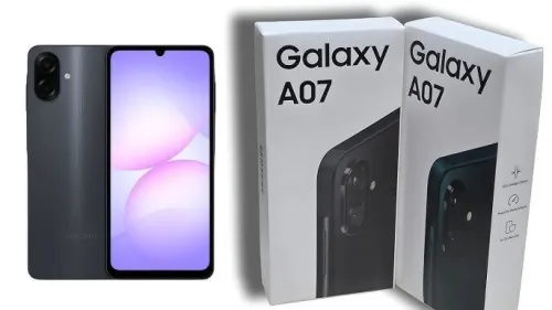 SAMSUNG GALAXY A07 - MEDIATEK HELIO G99 - 4GO - 64GO - DUAL SIM - 6.7"PLS LCD - 5000 MAH - USB-C BLACK 