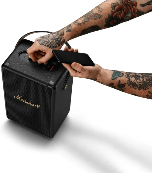 BAFFLE MARSHALL TUFTON - BLUETOOTH PORTABLE - MULTI-HÔTES - TRUE STEREOPHONIC - IMPERMÉABLE- NOIR