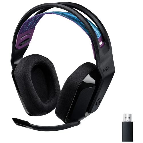 CASQUE GAMING LOGITECH G535 - SANS FIL - LIGHTSPEED - MICRO UNIDIRECTIONNEL - PC / PS4 / PS5 - BLACK