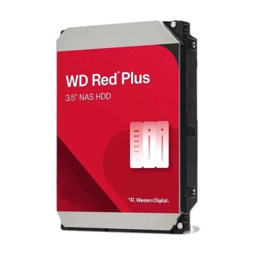 WD RED PLUS NAS WARE 4TB - DISQUE DUR HDD 3.5" - 7200 RPM - SATA 6 GB/S - 256MB CACHE - WD40EFZZ