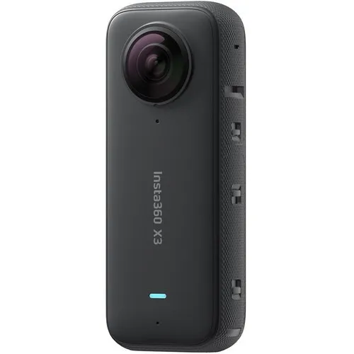 INSTA360 X3 Caméra d'action 360 Degrés Étanche avec Capteur 1/2 Photos 360 en option Selfie Stick