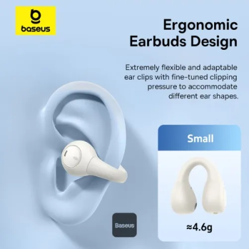 BASEUS EARPOD AIRGO AS01 ORIGINAL - BLUETOOTH 5.3 - RÉDUCTION DE BRUIT - 2MIC ENC HD - ÉTANCHE -