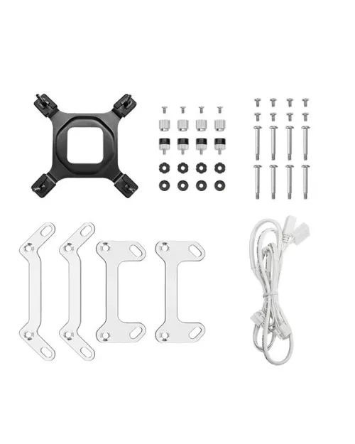 DEEPCOOL MYSTIQUE 240 - WATERCOOLING AIO 240MM - NTEL & AMD - ARGB - ECRAN LCD PERSONNALISÉ - WHITE