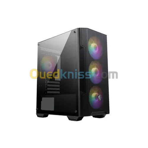 MSI MAG FORGE M100A - BOITIER MOYEN TOUR - ATX / mATX / Mini-ITX - PANNEAU EN VERRE TREMPE - ARGB