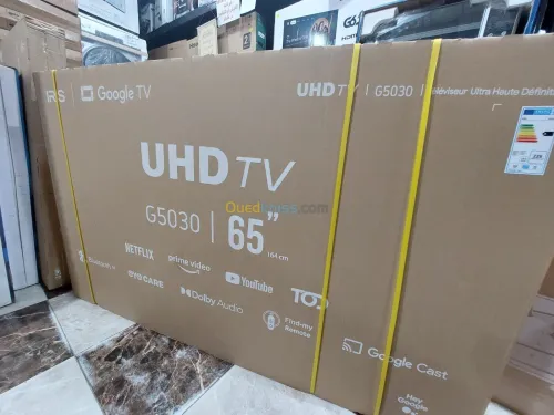 TV IRIS 65" G5030 - 4K UHD - GOOGLE TV - ANDROID - BELUTOOTH - EYE CARE - DOLBY AUDIO - GOOGEL CAST 