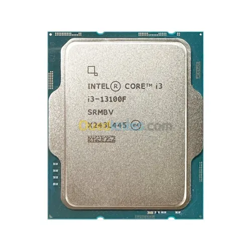 PROCESSEUR INTEL CORE I3-13100F - 3.4 GHZ - 4.5 GHZ- 8-THREADS SOCKET 1700 CACHE L3 12 MO