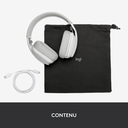 Logitech Zone Vibe 100 Casqueléger sans fil avec Micro anti-bruit- Bluetooth multipoint avancés