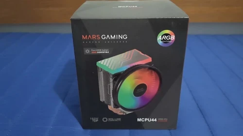 VENTILATEUR  MARS GAMING MCPU44 DUAL ARGB - TDP 160W - ULTRA SILENCIEUX - MULTISOCKET - NOIR