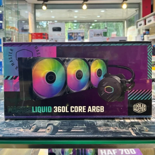 COOLER MASTER MASTERLIQUID 360L CORE ARGB - WATERCOOLING BLACK EDITION - INTEL ET AMD - 3 FAN 120 MM