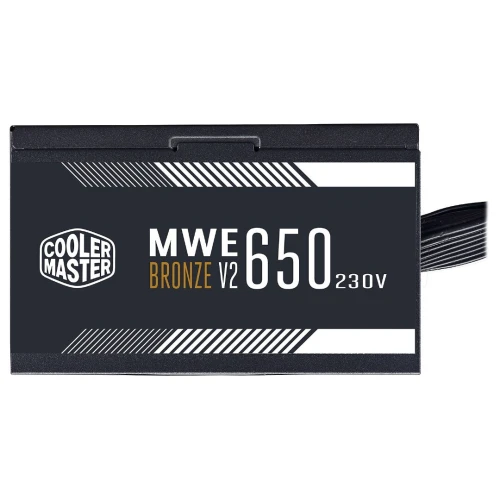 COOLER MASTER MWE 650W BORNZE V2 - ALIMENTATION 80 PLUS BORNZE - 230V - DC TO DC - NOIR 