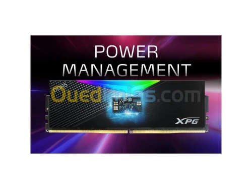RAM ADATA XPG LANCER RGB DDR5 DESKTOP - 16GB DDR5 U-DIMM - 6400 MHz - PC5 51200 - 1.35V - BLACK
