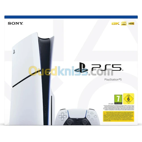 SONY PLAYSTATION PS5 SLIM STANDARD EDITION - UHD 8K - UNE MANETTE - RYZEN - 16GB - 1TB - EUROPE