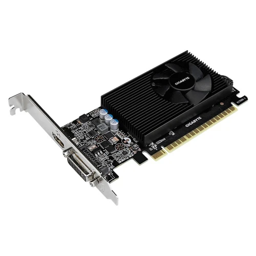 GIGABYTE  GEFORCE GT 730 - CARTE GRAPHIQUE 2GO GDDR5 - HDMI/DVI - PCI EXPRESS - 5000 MHZ - 2048 MB