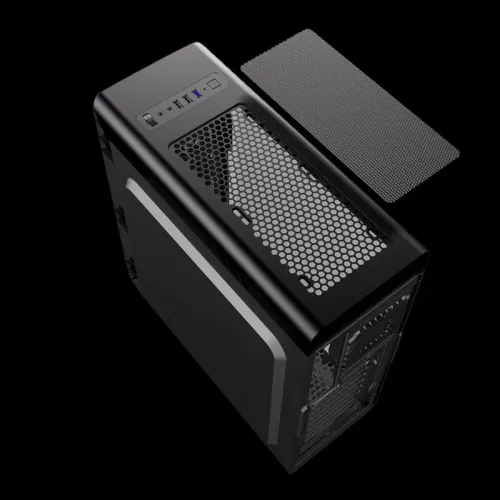 BOITIER GAMING GAMEMAX MOONLIGHT RAINBOW ATX RGB BLACK