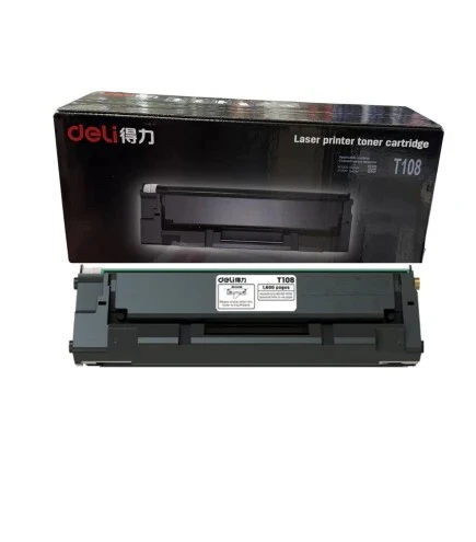 TONER DELI D-T108 NOIR - POUR M1820 / P1820 - 1600 PAGES - IMPRESSION NETTE - QUALITÉ CONSTANTE