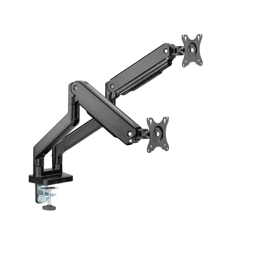 SUPPORT ECRAN TWISTED MIND - TM-60-C012 - DUAL MONITOR - 17"- 35" - ALUMINIUM - Up to16 kg - USB