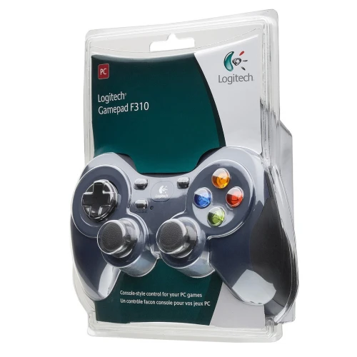 LOGITECH F310 - MANETTE DE JEU FILAIRE - GAMEPAD - USB - VIBRATION - XINPUT - DIRECTINPUT - BLACK