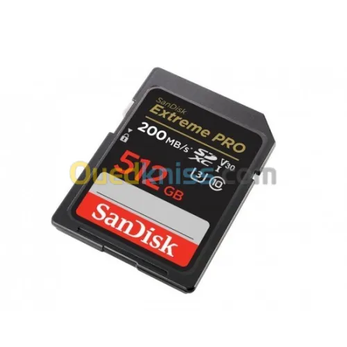 SanDisk Extreme Pro SDHC UHS-I 512 Go - SPEED UP TO 200 MB/s