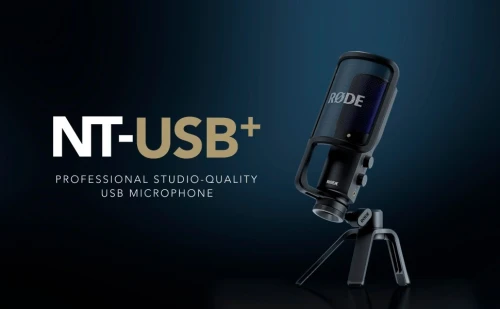 RODE NT-USB+ PROFESSIONAL USB MICROPHONE - POUR PC & SMARTEPHONE - BLACK