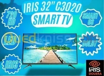 TV IRIS C3020 32" POUCES - SMART TÉLÉVISEUR HD - QUICK START - MICRO DIMMING - HAUTE DÉFINITION