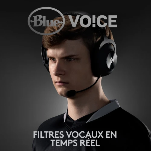LOGITECH G PRO X LIGHTSPEED - CASQUE GAMING SANS FIL - LIGHTSPEED - AUDIO PRO - MICRO DÉTACHABLE - BLACK